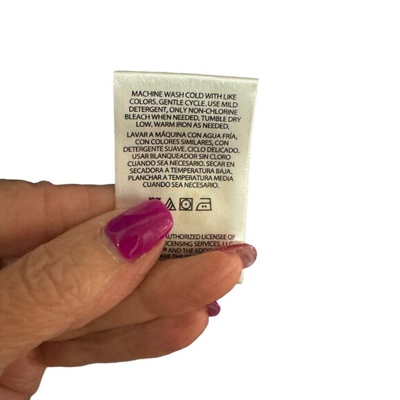 Eddie Bauer - Classic Tee - V-Neck Blue / Purple - Size L - Picture 4 of 5